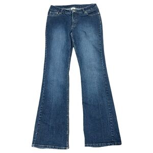 Y2K Stylish Blue Low Rise Flare Women's Jeans